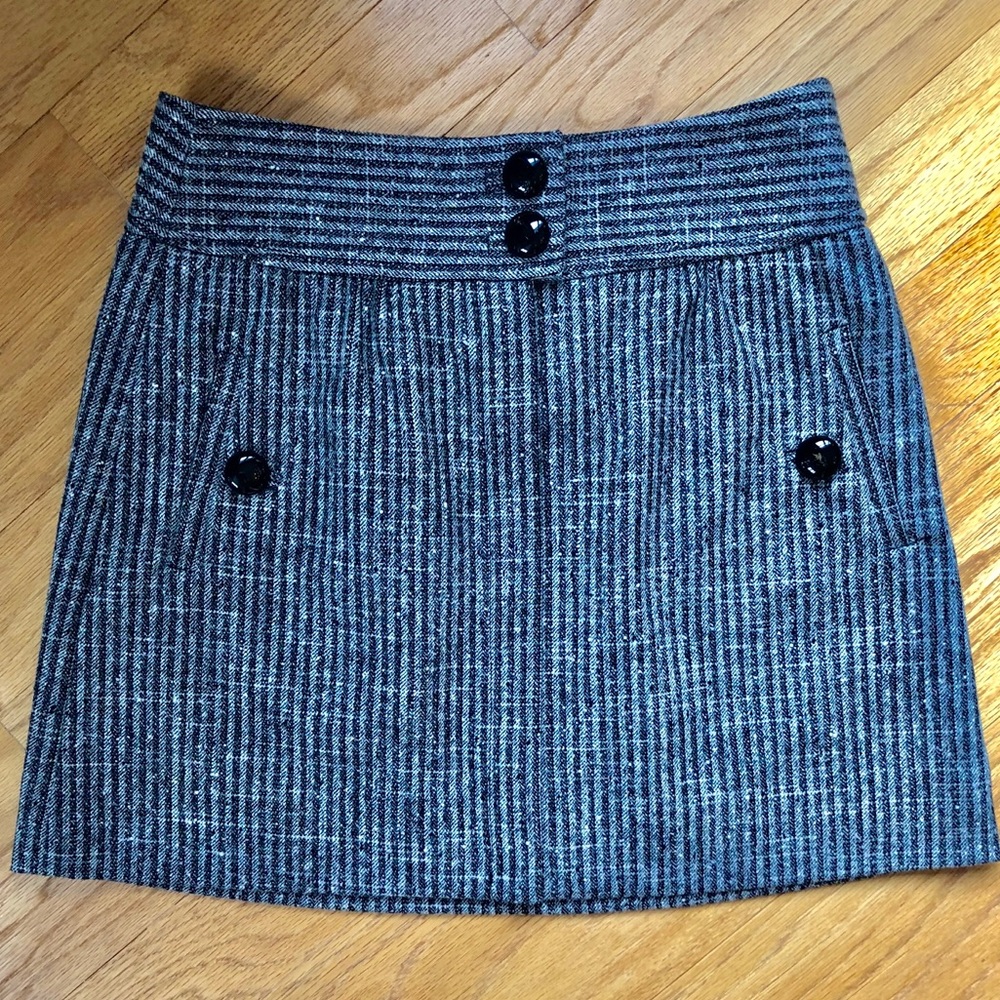 Anthropologie striped skirt